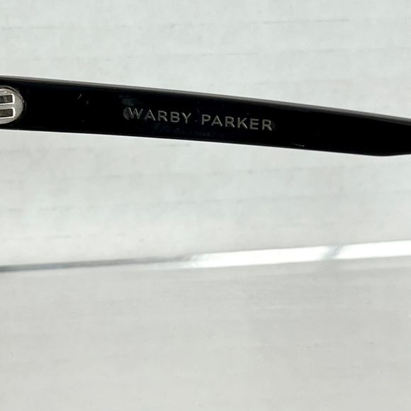 Vintage Warby Parker Piper 100 Black Sunglasses Dark Academia Mod Parisian Chic - Picture 5 of 5